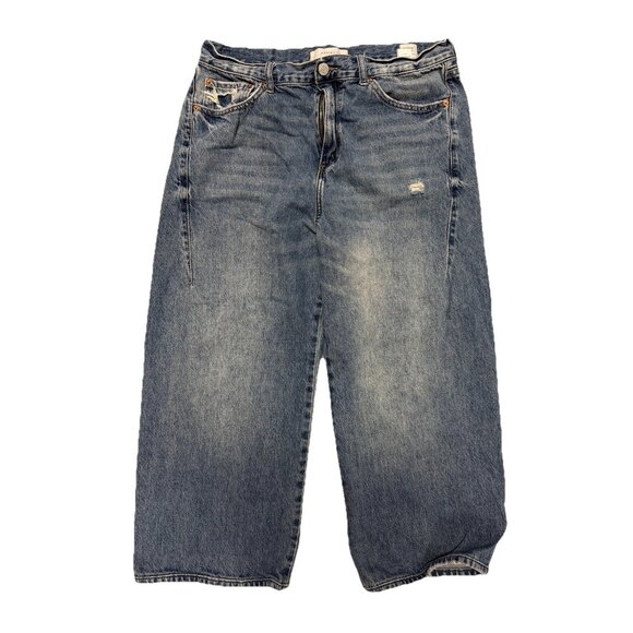 Pacsun Extreme Baggy Jeans Mens Blue Denim Relaxed Fit Casual 100% Cotton - Picture 1 of 12